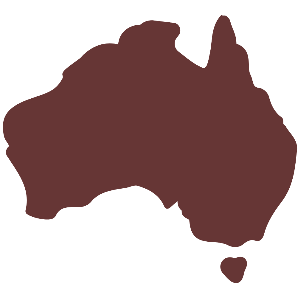 Australia Icon brown