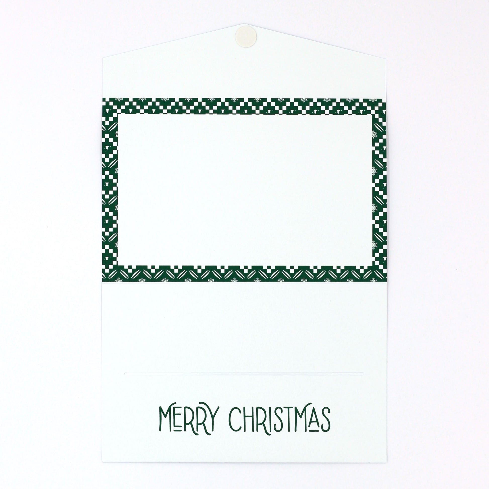 Christmas money gift ugly sweater theme green inside for giving money, gift card or gift voucher