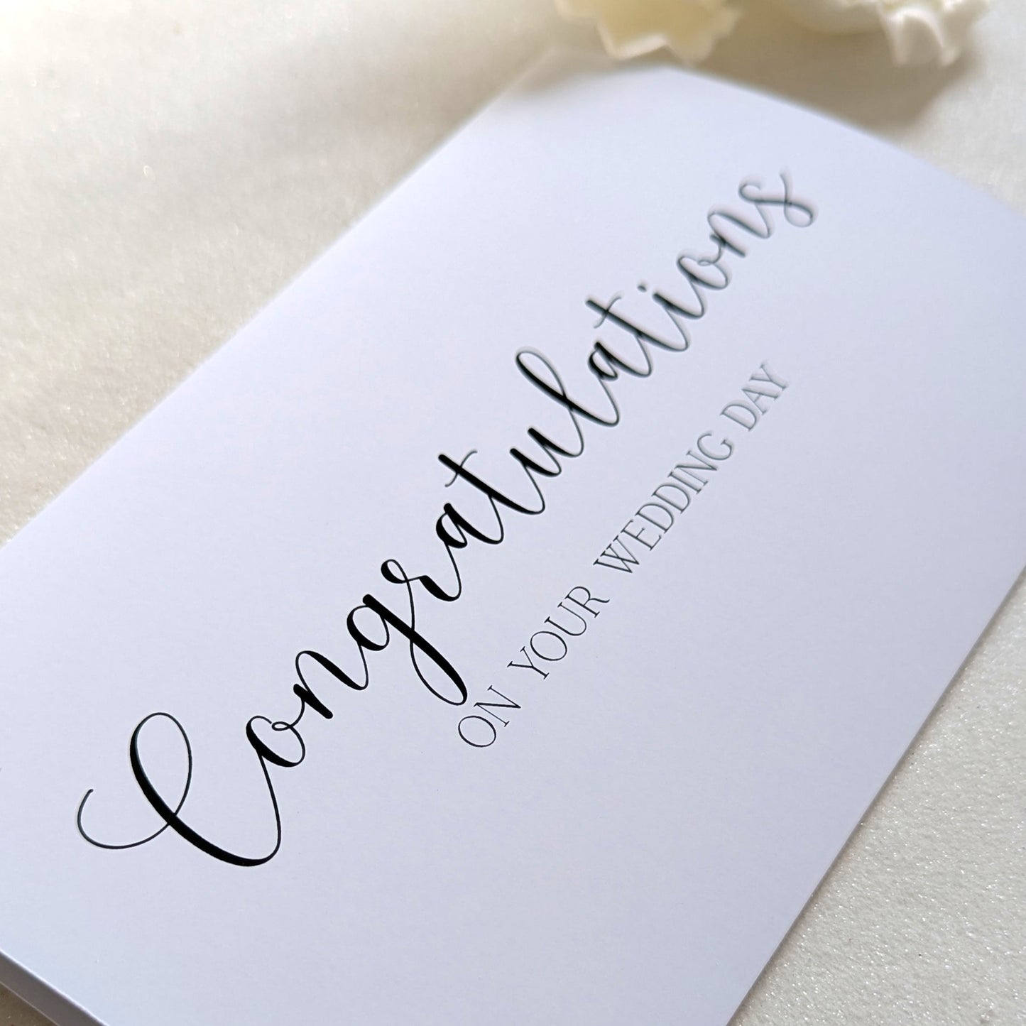 Wedding Money Wallet Greeting Card - Congratulations