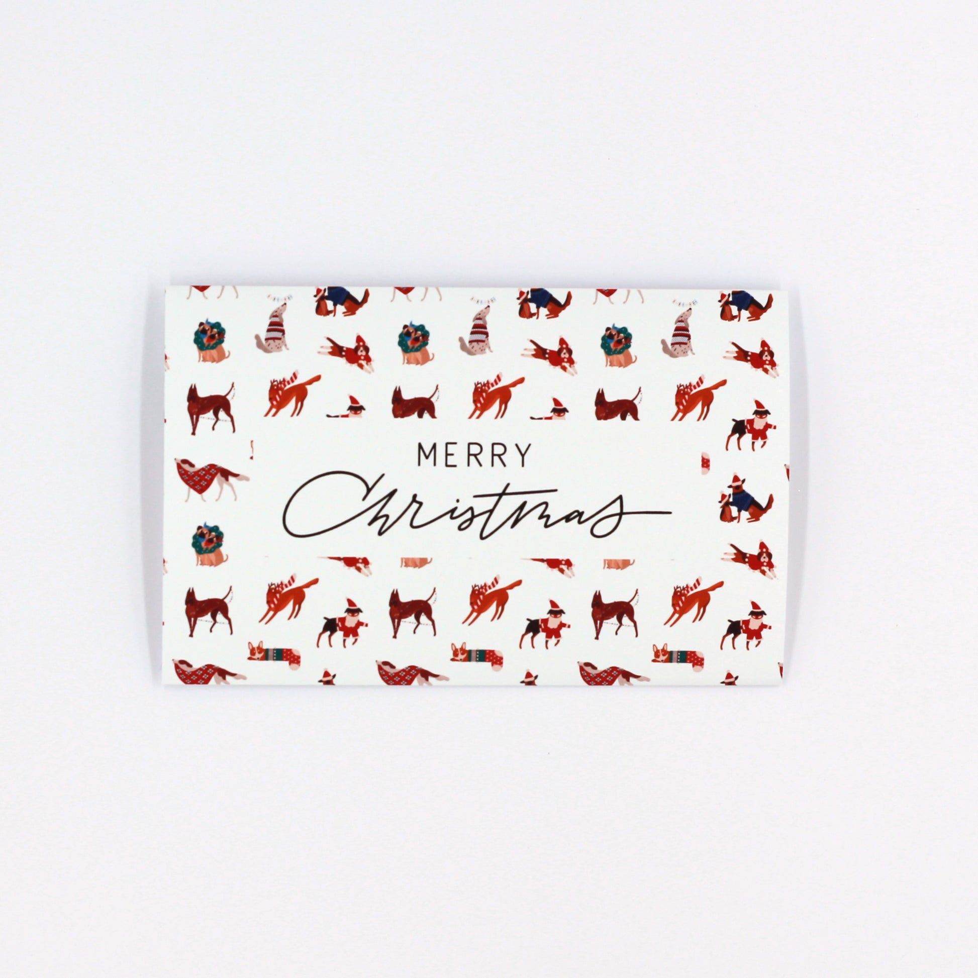 Dog Merry Christmas money wallet for giving money, gift card or gift voucher
