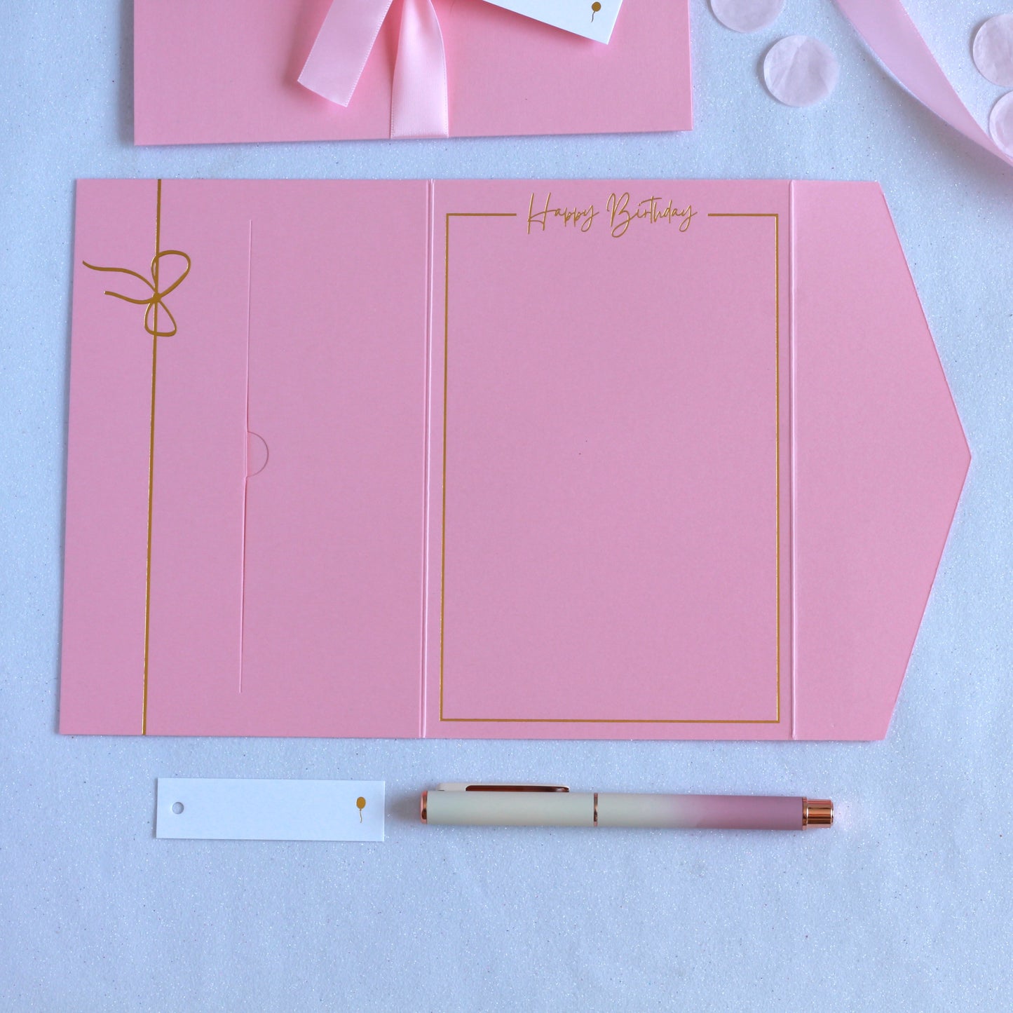 Personalised Birthday Card Next Day Delivery with pocket for the gift