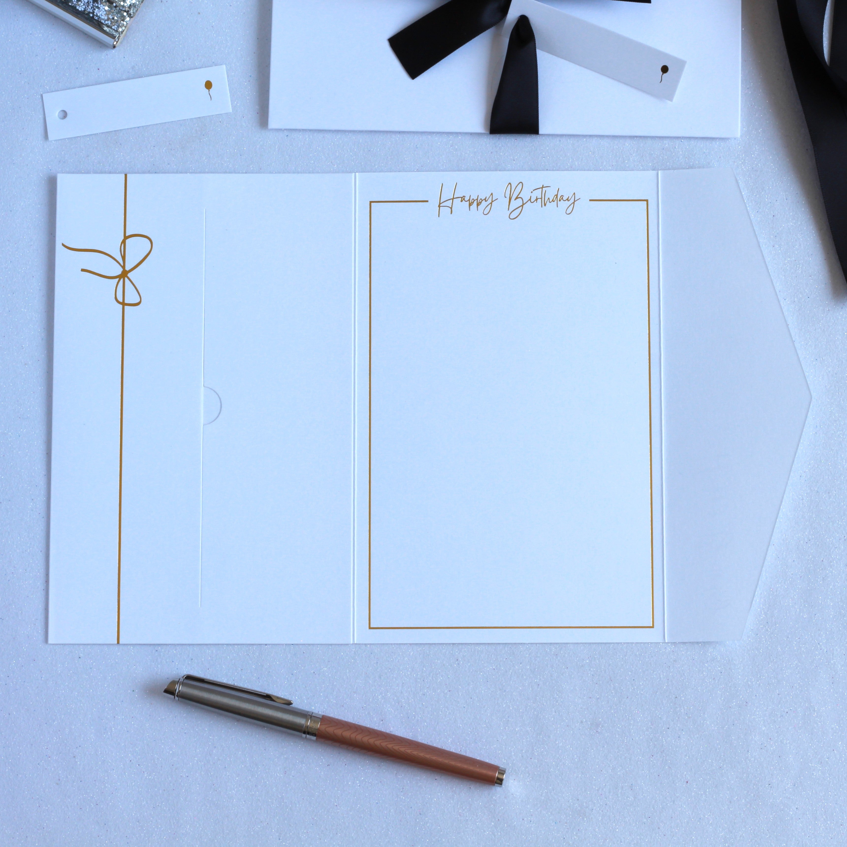 White Birthday Money Wallet for 18th 21st 30th 40th 50th 60th 70th 80th 90th 100th