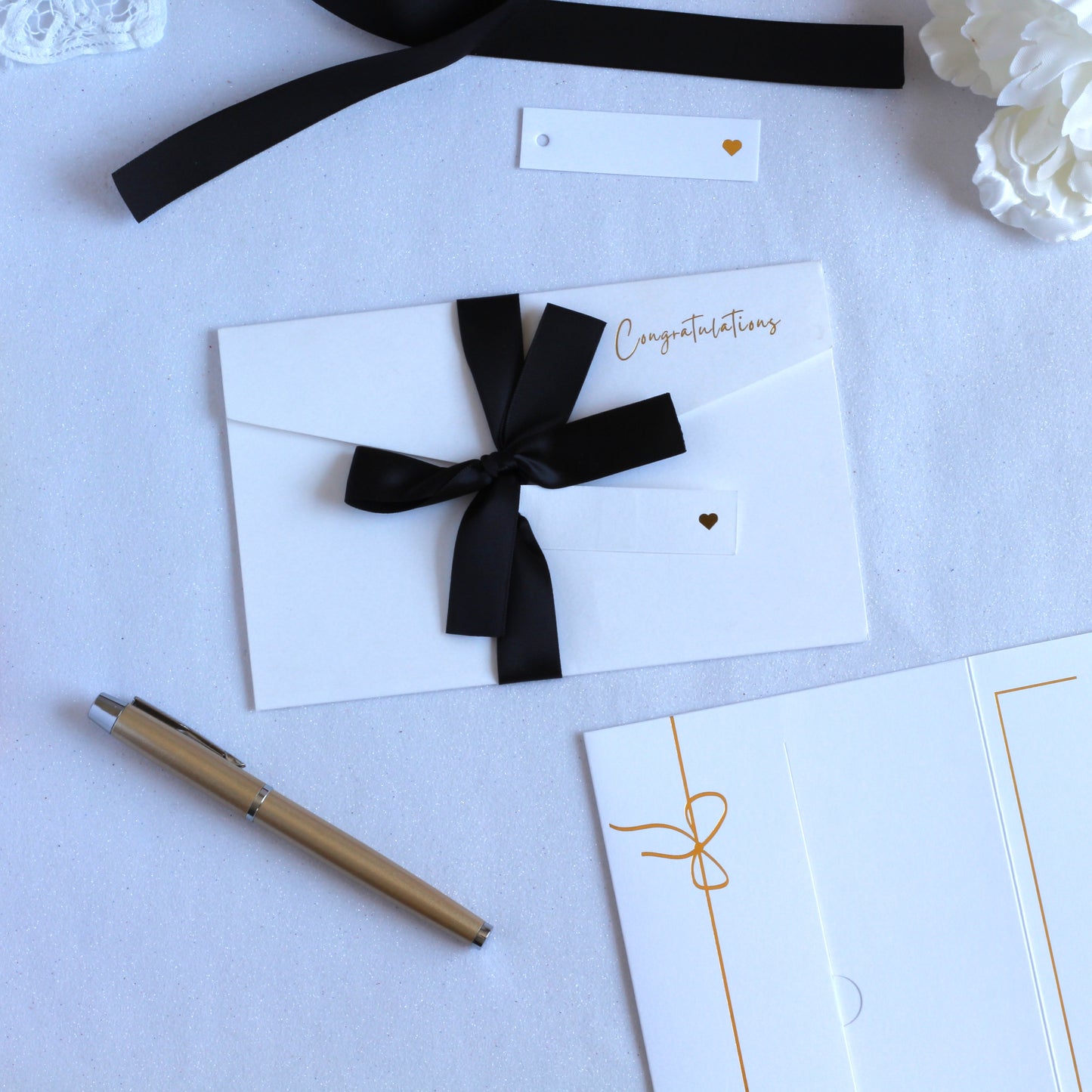 Personalised Wedding Card Next Day Delivery with pocket for the gift
