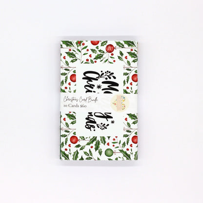 10 christmas pocket greeting card bundle pack Christmas money card for giving money, gift card or gift voucher