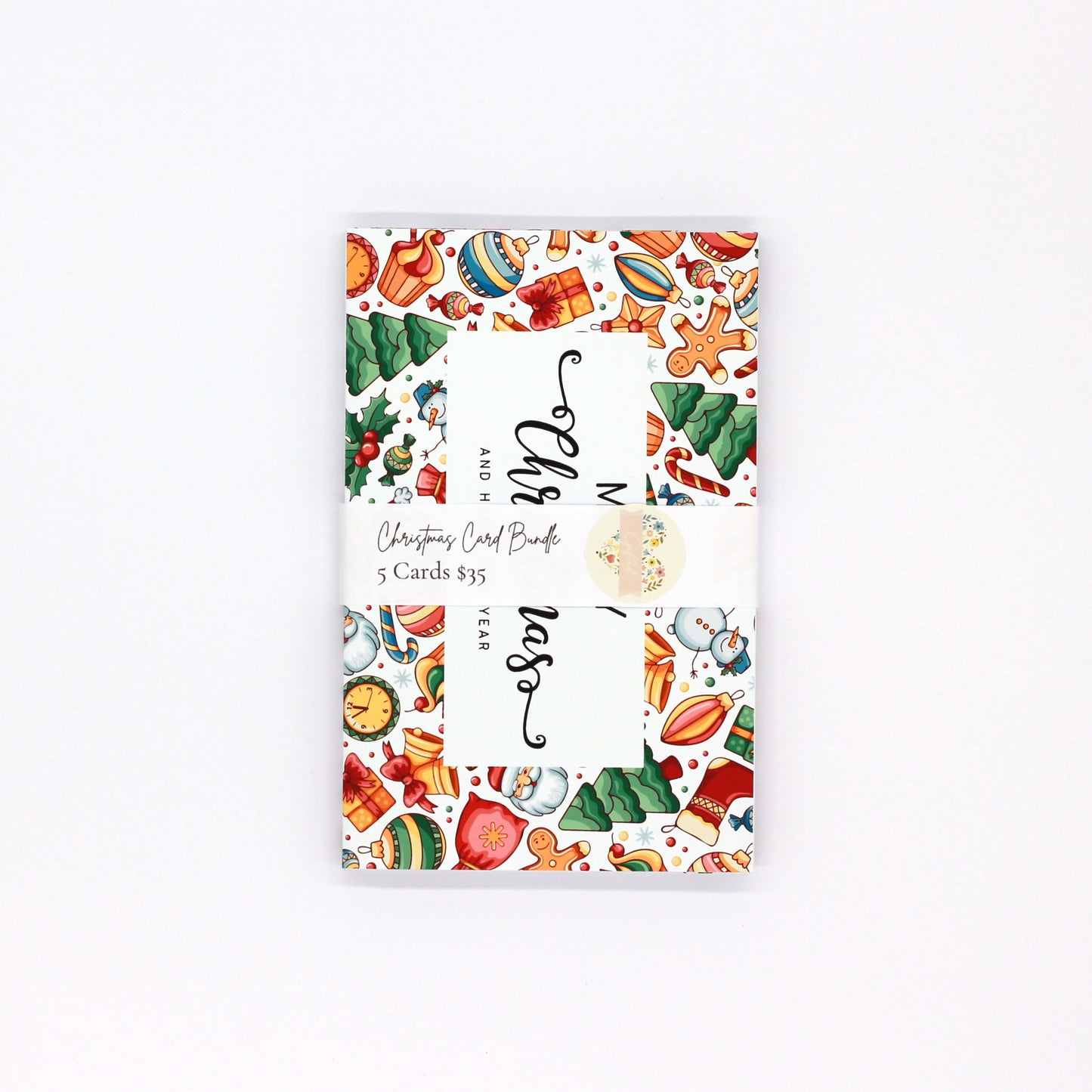 5 pack Pocket Christmas getting cards Christmas money card for giving money, gift card or gift voucher