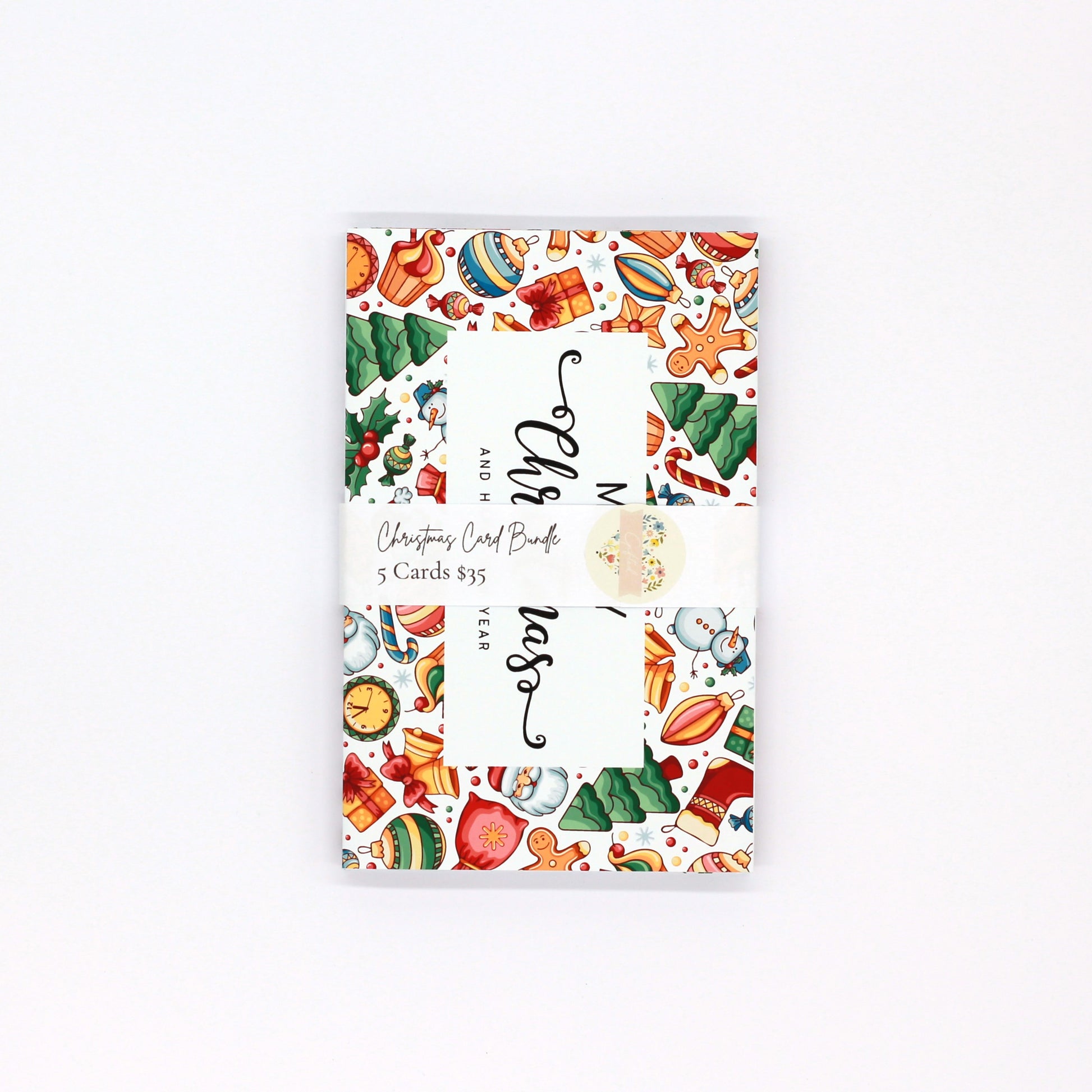 5 pack Pocket Christmas getting cards Christmas money card for giving money, gift card or gift voucher