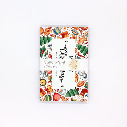 5 pack Pocket Christmas getting cards Christmas money card for giving money, gift card or gift voucher