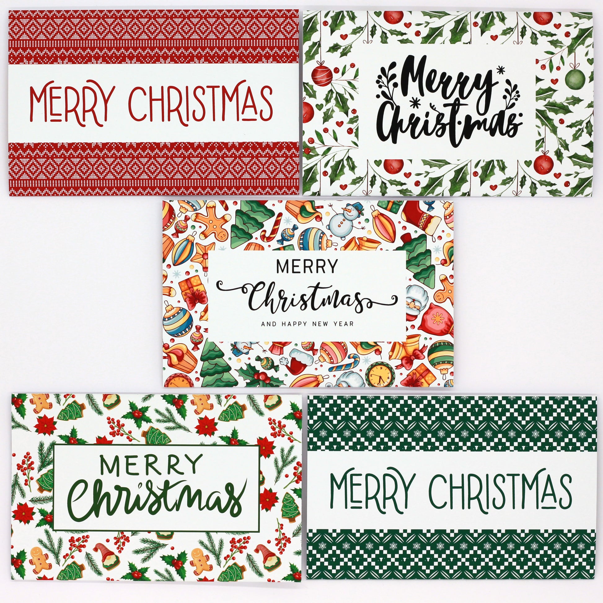 5 pocket christmas greeting cards Christmas money card for giving money, gift card or gift voucher