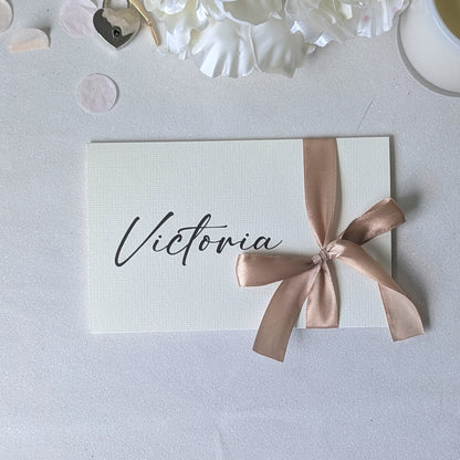 Personalised Luxury Anniversary Card Next Day Delivery for Wife or Husband with Pocket for the gift voucher