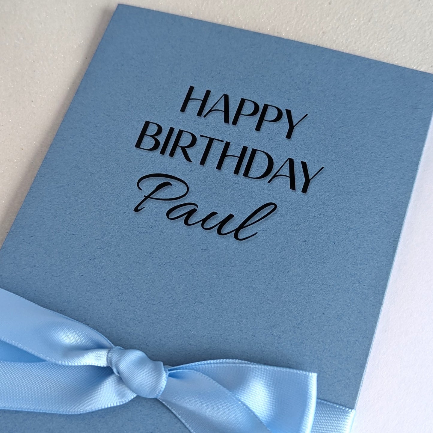 Personalised Blue Money Birthday Card | Next Day Delivery