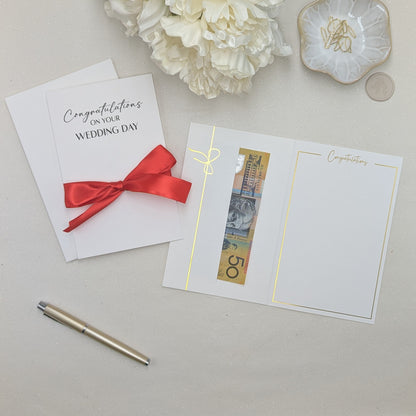 Modern Red Money Envelope for Wedding