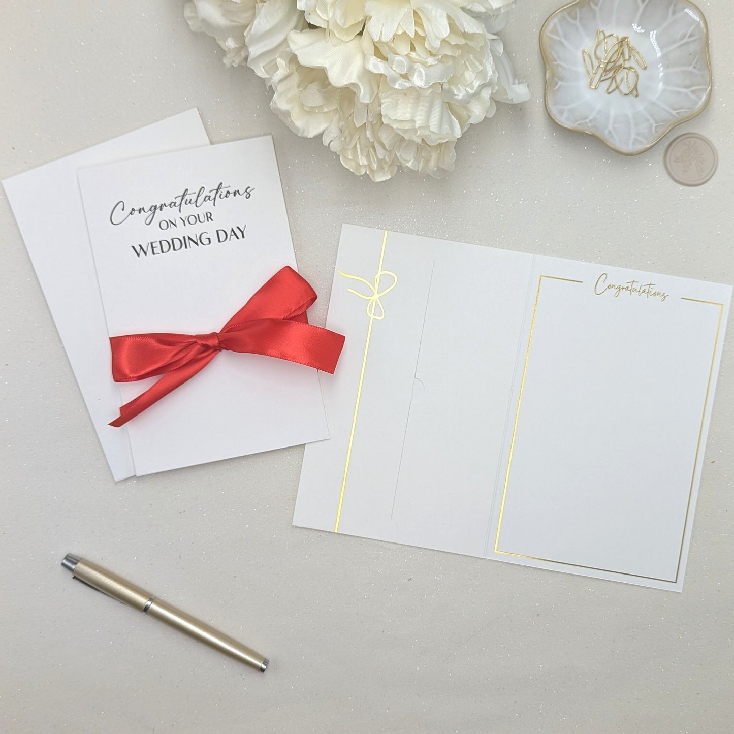 Modern Red Money Envelope for Wedding