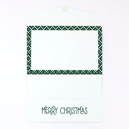 Christmas money gift ugly sweater theme green inside for giving money, gift card or gift voucher