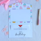 Cupcake Birthday money envelope. birthday money card, birthday money wallet, birthday money holder, birthday card with money inside