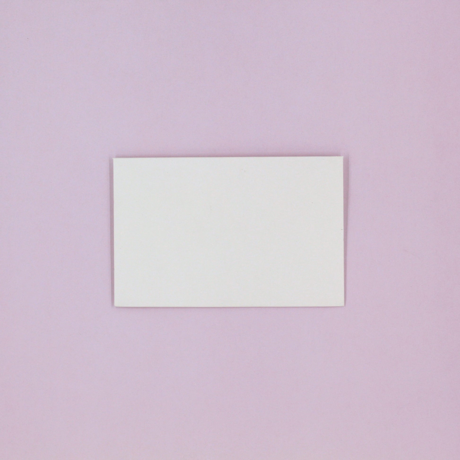 Front of white mailing envelope