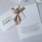 Will you be my godfather proposal card Luxury with ribbon and felt paper and custom message inside