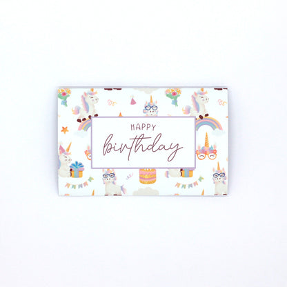 Handmade Unicorn Design Kids Pocket Birthday Card.  Birthday money envelope. birthday money card, birthday money wallet, birthday money holder, birthday card with money inside