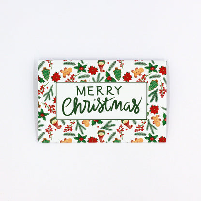 Merry Christmas Pocket greeting card, money envelope for giving money, gift card or gift voucher