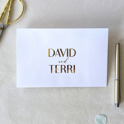 Personalised Envelope to fit all our Greeting Cards