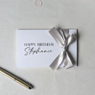 Next day delivery australia birthday card with premium card and ribbon