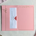 Unique Personalised birthday money envelope Pink card with voucher in the gift pocket