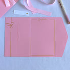 Pink Congratulations money wallet for baby shower or graduation or bridal shower. Made for giving cash or gift card or gift voucher