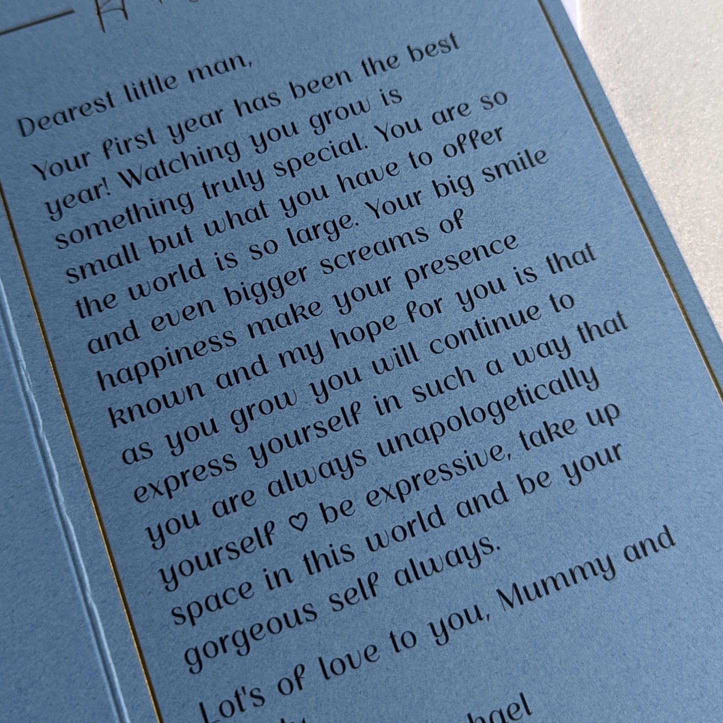 Personalised Blue Money Birthday Card | Next Day Delivery