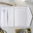 Wedding Money Envelope with pocket for the money gift