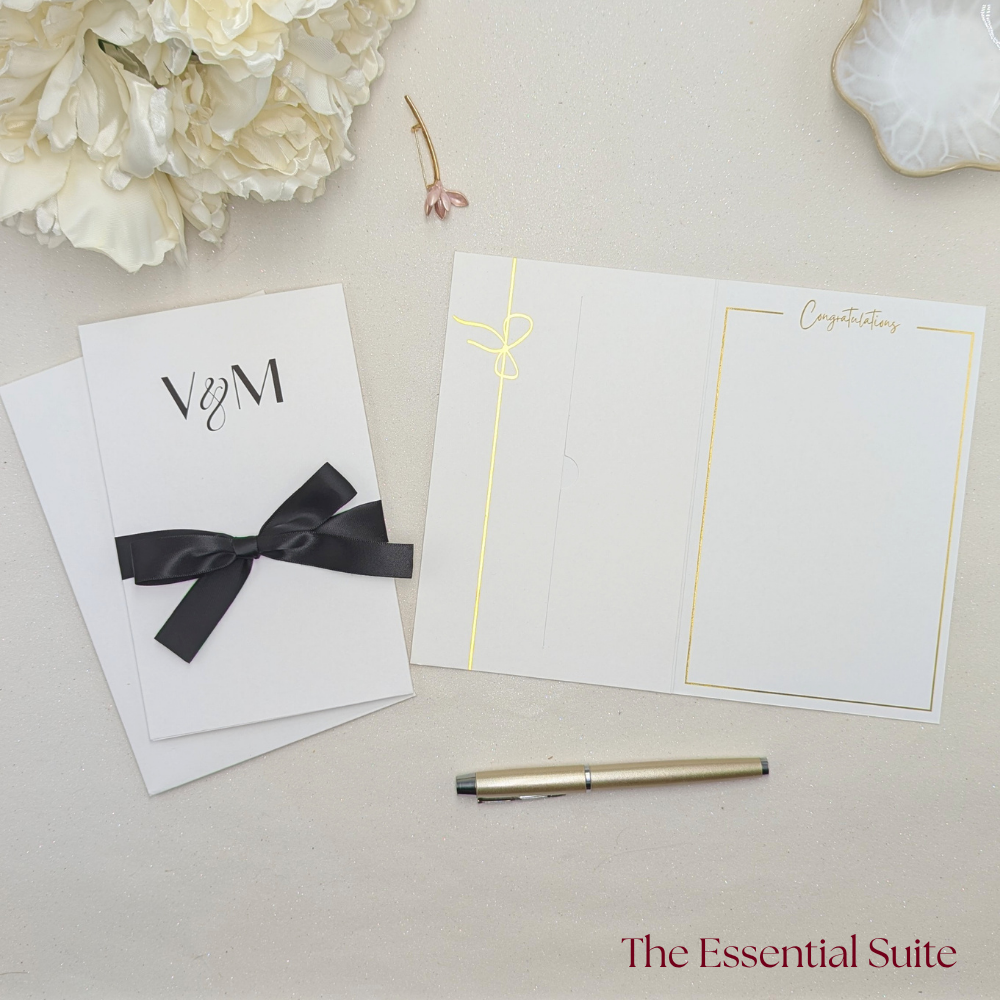 Wedding money gift card envelope with gift pocket and  envelope the essential