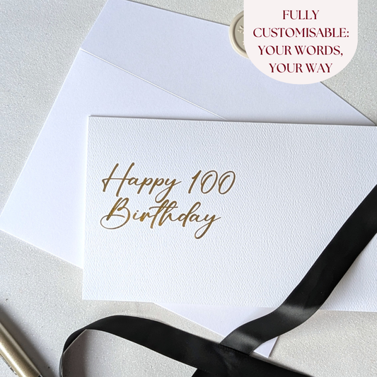 Personalised Card Any Occasion No Gift Pocket | Next Day Delivery