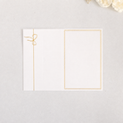 Close up of blank wedding money envelope